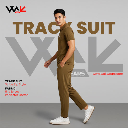 Track Suit gold Stripe Zip Style